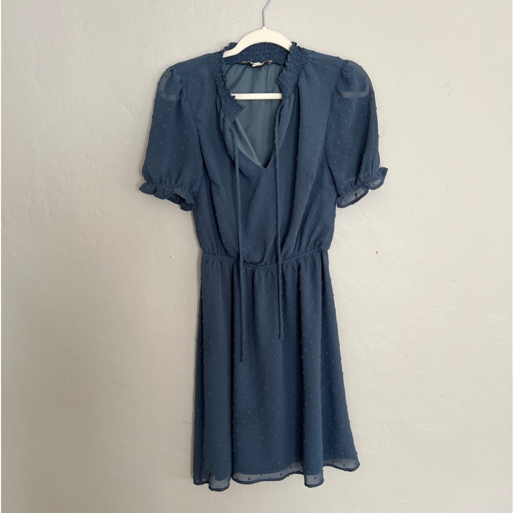 Women’s SMALL Montaeu Dusty Blue Dress